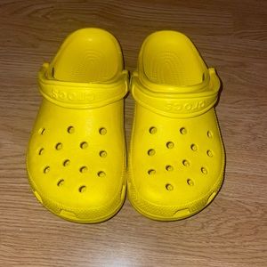yellow crocs